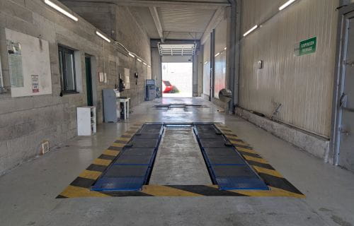 Atelier du centre de contrôle technique les Arcs
